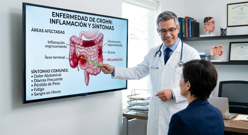tratamiento para Crohn con seguimiento médico personalizado